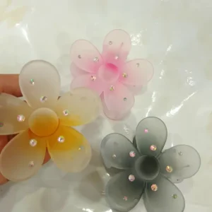 BARRETTES CHEVEUX FLEURS FILLES ET FEMMES