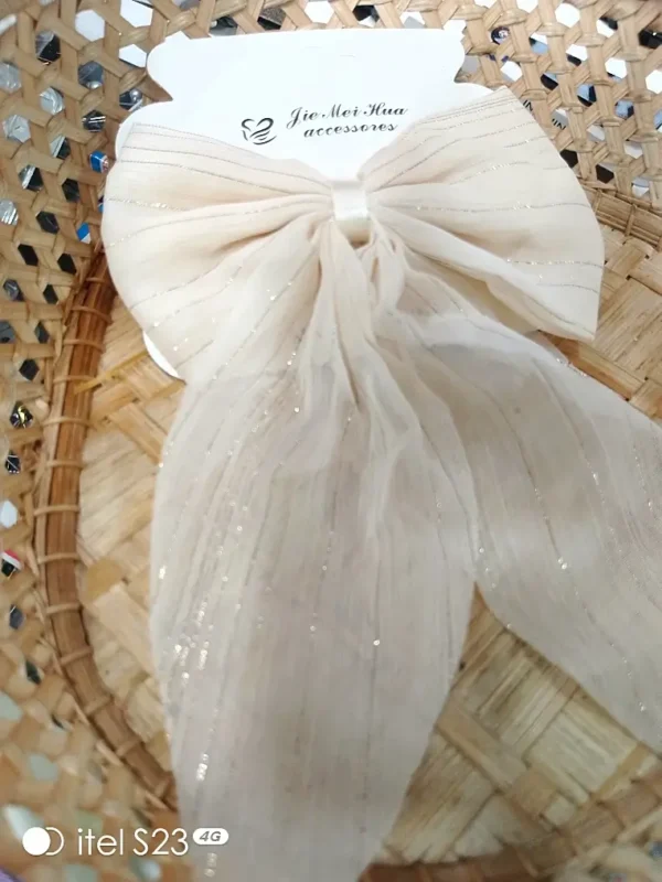 PINCE CHEVEUX PAPILLON EN SATIN