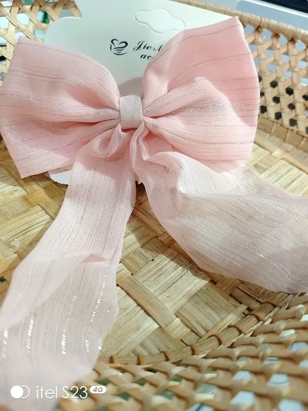 PINCE CHEVEUX PAPILLON EN SATIN